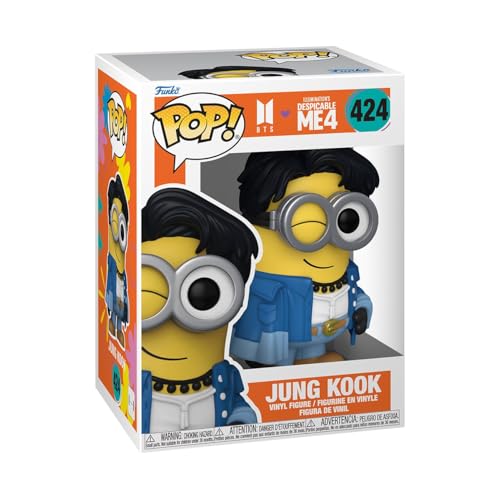 Funko Minions Figura Vinilo Despicable Me 4 - BTS - Jung Kook 424 Unisex Pop! Multicolor PVC