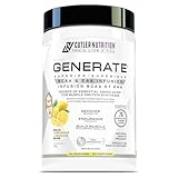 Generate EAA and BCAA Powder: Best Post Workout Recovery Drink and Branched Chain Amino Acids Supplement with Essential Amino Acids, 5g BCAAs, 2g EAAs | Sour Lemonade, 30 Servings
