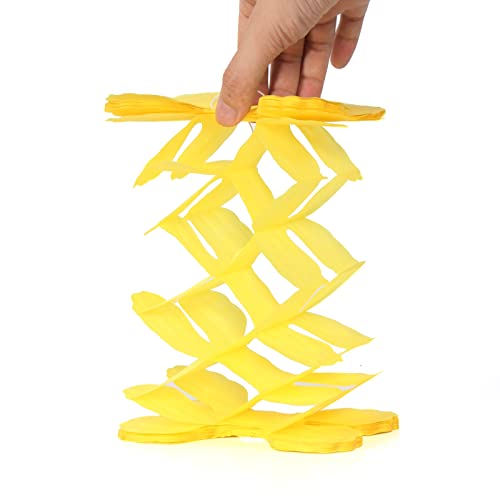 Image of White-Yellow Party-Decorations Streamers Garland - 157Ft Four-Leaf Clover Hanging Banner,Wedding Bridal Baby Shower Birthday Sunflower Lemon Theme Decor Hugtmr