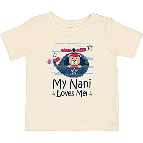 inktastic My Nani Loves Me Grandson Bear Baby T-Shirt 24 Months Natural 3f0b7