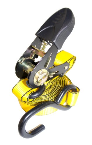 Everest S1041 Yellow 1" X 15' Standard Ratchet Tie Down, (Pack Of 2) #TOP3