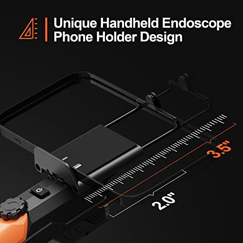 Teslong 1080P Endoskopkamera mit Licht, WiFi Endoskopkamera, IP67 Wasserdichtes Inspektionskamera...