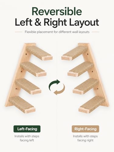 Árbol para gatos de pared, 1 unidad con 4 niveles miniatura 2