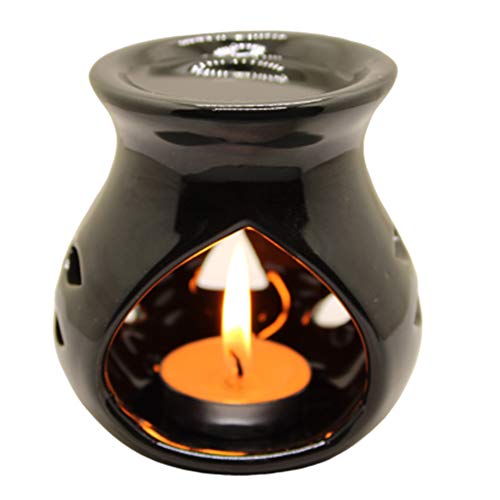 KC KULLICRAFT Ceramic Aroma Diffuser Oil Burner Clay Lamp Wax Warmer Tea Light Holder for Home Decor