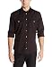 BOSS Orange Men's Edaslime Navy Long-Sleeve Shirt with Two Chest Pockets