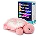 Cloud b Star Projector Nightlight with White Noise Soothing Sounds | Adjustable Settings and Auto-Shutoff | Twinkling Twilight Turtle - Pink