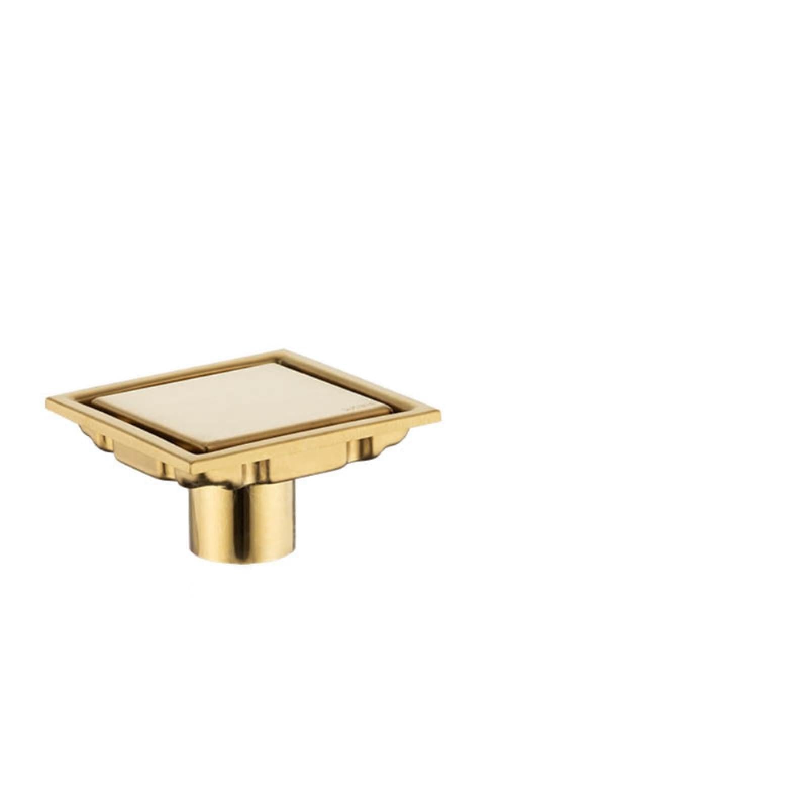 Stainless Steel Square Floor Waste Drain Tile Insert Large Flow Draine Drain Accessories Shower Grates Kitchen(Gold)