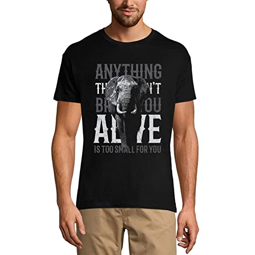 T-Shirt La Vie Est Trop Petite pour Vous - Éléphanteau Vintage Inspirant