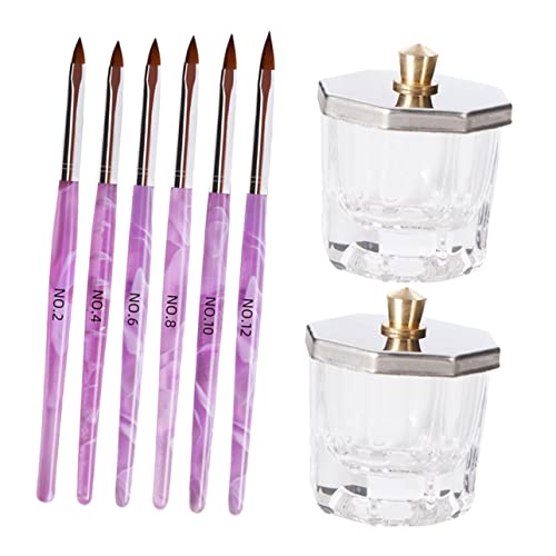 Set 10 Piezas Cepillos para Arte en Uñas miniatura 1
