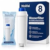 Molifal Wasserfilter, Ersatz für Delonghi DLSC002 Filter, kompatibel mit Delonghi Dinamica, Magnifica S, Eletta Explorer, ETAM Autentica EPAM und ECAM-Serie Kaffeevollautomaten (8er-Packung)