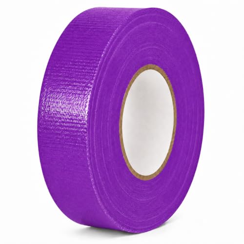 Image of GGR Supplies CDT-36 Industrial Grade Cloth Duct Tape, Purple 1.5 Inch x 60 Yards, Waterproof UV Resistant Heavy Duty, Clean Removal with No Sticky Residue for Repairs, Packaging, and Bundling