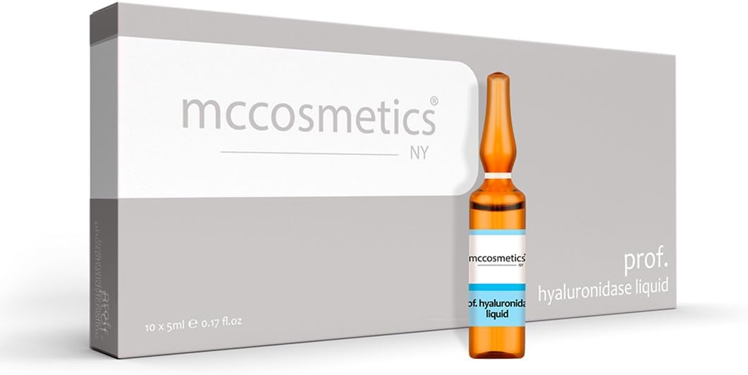 NY | Hyaluronidase Enzyme Serum | External Use Cosmetic Formula | 10 × 5ml Topical Ampoules | Hydrating & Skin-Texture Support | Made in Spain