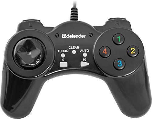 Defender - Mando con Cable Gamepad Vortex USB 13 Botones