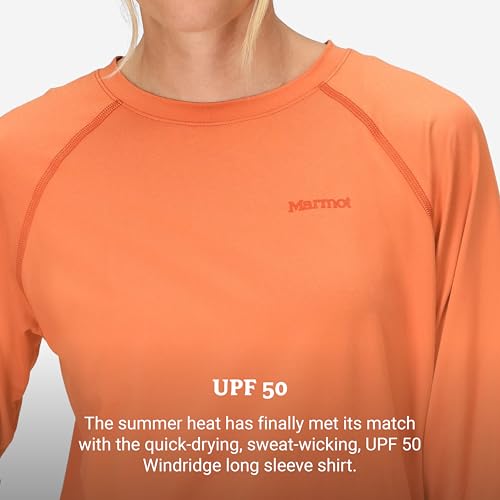 Image of MARMOT Women's Windridge Moisture Wicking, Breathable, UPF 50 Long Sleeve Shirt