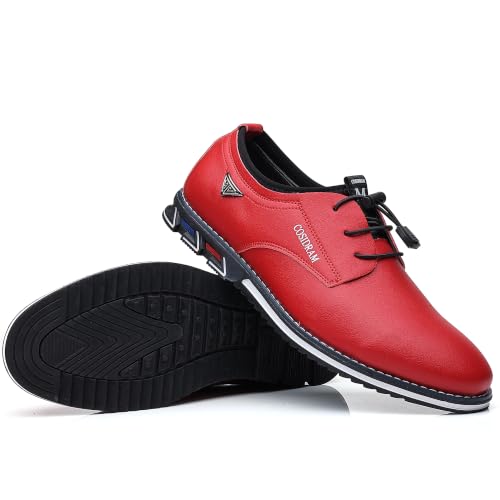 Image of COSIDRAM Mens Business Dress Shoes Casual Slip-on Comfort Walking Shoes