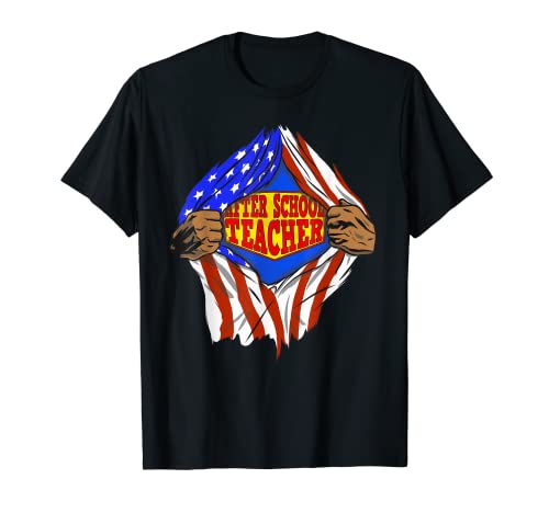 Photo de Super After School Teacher Hero Job T-Shirt