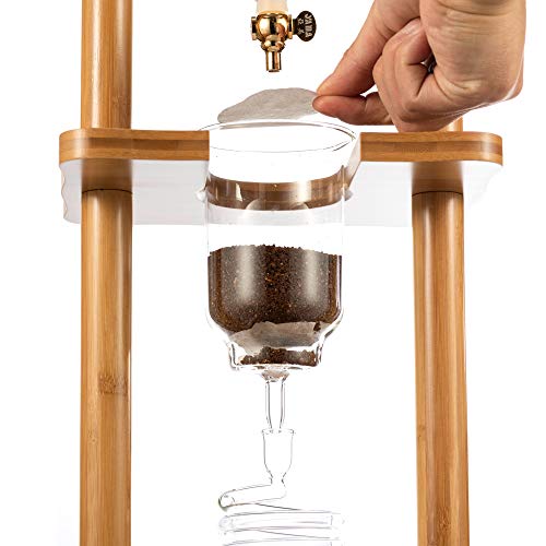 Yama Glass, YAMCDM8BELLA, 6-8 Cup Bamboo Straight Frame (32oz), Bamboo - Thumbnail 6
