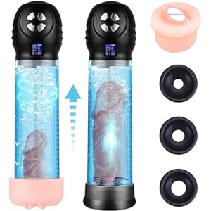 Male Enhancement Growth Pump, Men’s Inch Fully Men’s Vacuum Pump Enlargement Pen jasv08