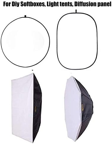 Miniatura 7 de Tela de difusión de tela de rejilla de luz 78.7 x 59 pulgadas6.6 x 4.9 ft modificador difusor de fotografía para iluminación Softbox, tiendas de