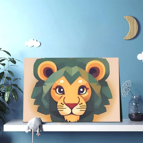 Toile décorative hérisson haut de gamme de RLDOBOFE pour une décoration murale raffinée