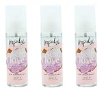 Impulse Self Love Body Fragrance Mist, Rose Quartz, Rose Patchouli Cedarwood, 150ml, Pack of 3