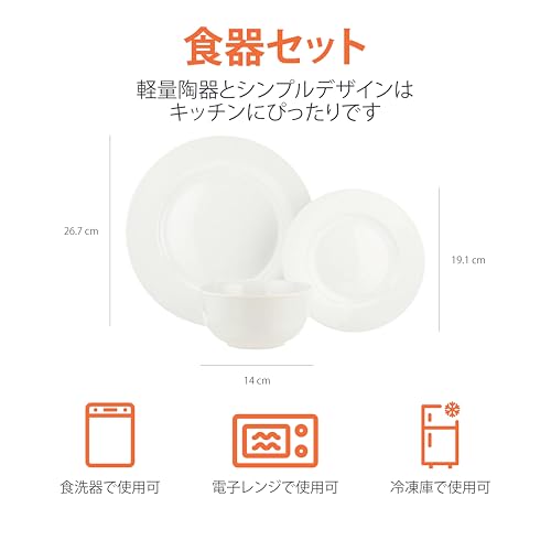 Amazonベーシック『食器セット』
