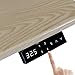 UNICOO Electric Height Adjustable Standing Desk, Electric Standing Workstation, Sit Stand Home Office Desk, Gaming Table, Whole-Piece Desktop Board 48 * 24 in (KT1001-LW)