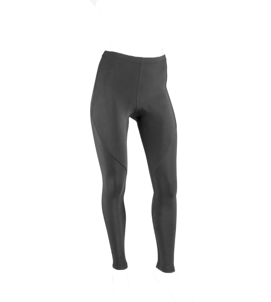 AERO|TECH|DESIGNS | Women's Triumph Padded Cycling Compression Tights | XX-Large | Black