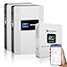 ECO-WORTHY Home Power Backup Station,10240Wh 2 Pack 48V 100Ah Wall-Mount LiFePO4 Battery with Conduit Box, Bluetooth & WiFi + 5000W Solar Inverter, Fast Charge, Home Backup & Solar System