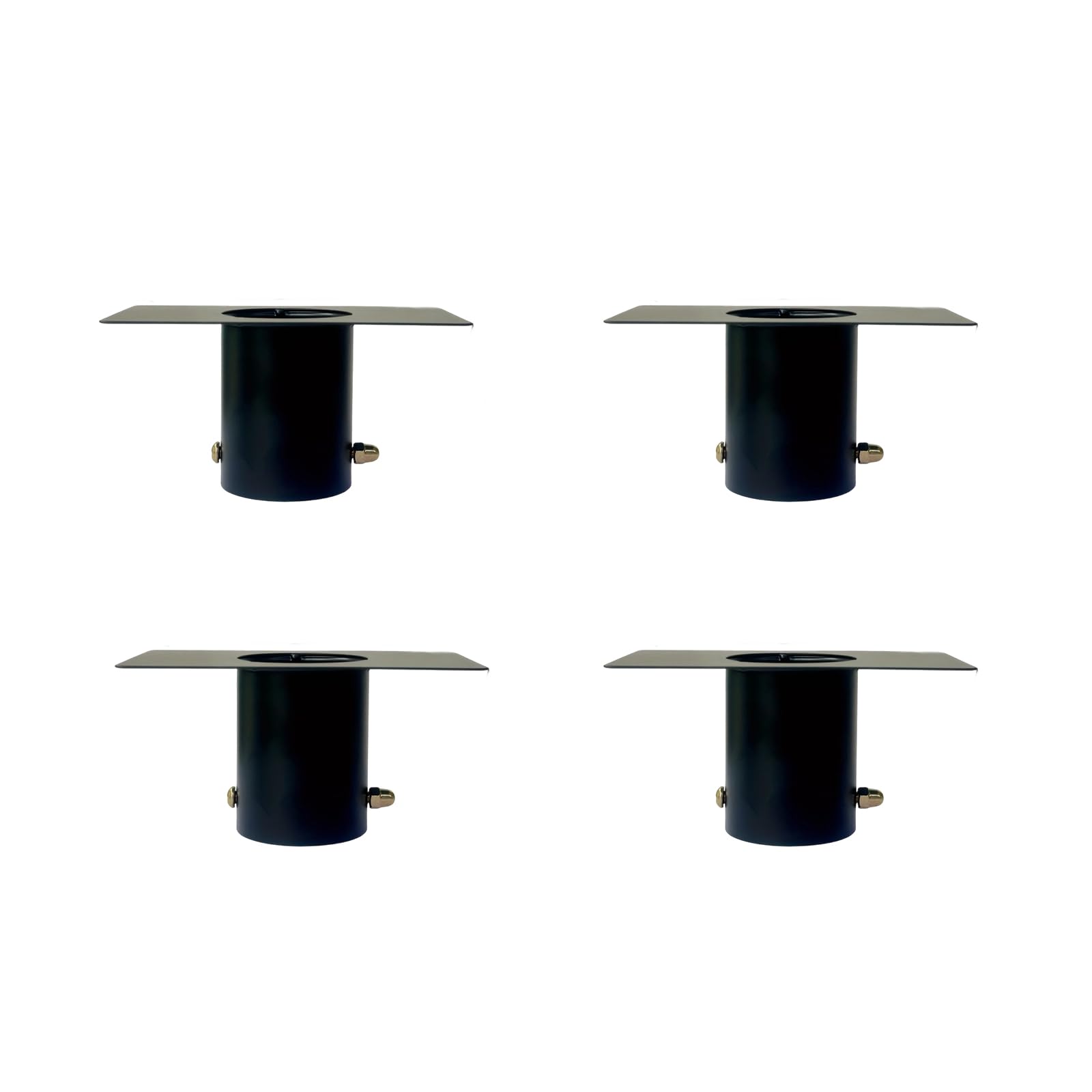 Adaptateur de chaîne de pluie de luxe en fer durable pour extérieur élégant | Lot de 4