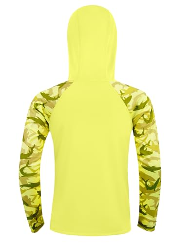 Image of Boys Rash Guard Swim Hoodie, Kids Long Sleeve Sun Fishing Shirts
