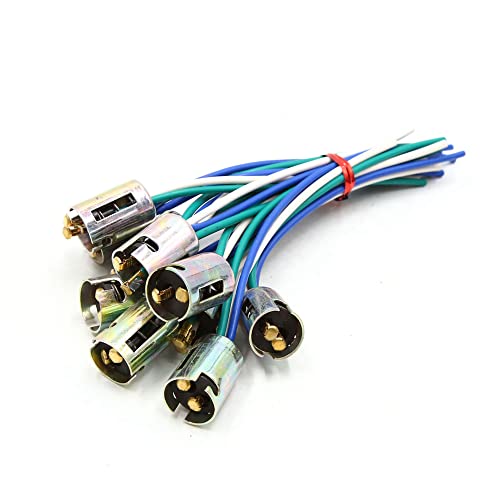 Evita parpadeos con conector de bombilla LED BAY15D arnés de cable de coche estanco