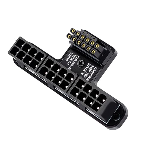 Adattatore ATX3.0 PCI-E 5.0 12VHPWR 16Pin Power modulare a 3 ATX 8Pin connettore adattatore per scheda grafica 4080 5090TI ad angolo di 90 gradi - Alimentatore