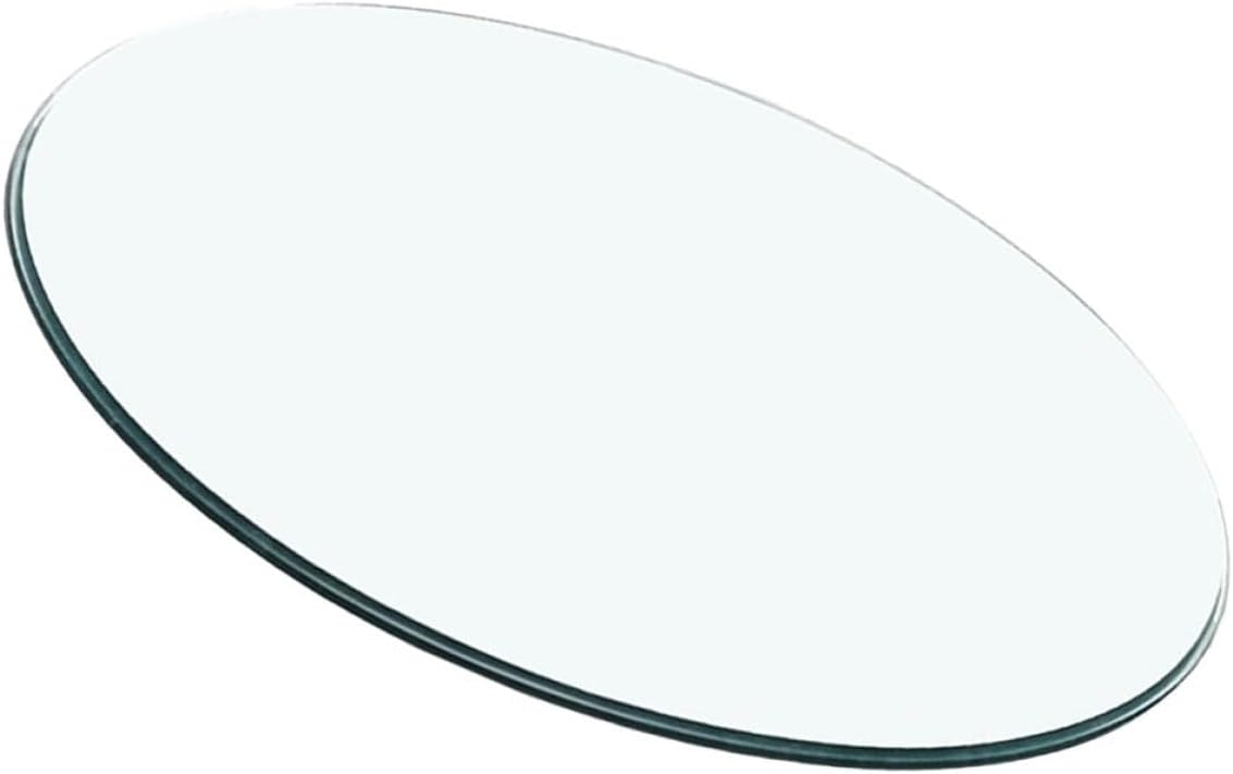 Thickened 44cm Diameter Tempered round Glass Table Top 8mm Safety Glass Dining Table Replacement Surface for Home Kitchen and Restaurant