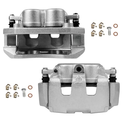 Image of SCITOO Front Left+Right Brake Calipers With Bracket 18B5009 18B5008 Compatible For Dodge Dakota 2005-2008 For Dodge Ram 1500 2006-2008 For Mitsubishi Raider 2006-2009