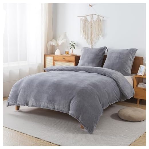one-home Winter Bettwäsche Thermo Fleece Kuschelig Warme Bettbezüge Flauschig Warm Weich, Größe:2 teilig 135x200 cm, Farbe:Geometrisch grau 4 WUMIUER Flauschig Bettwäsche 135x200 cm Dunkelgrau 2tlg Set, Winter Biber Warm Bettbezug und 1 Kissenbezug 80x80cm, Kuschelig Weich Cashmere Touch Flanell Fleece Bettdeckenbezug Bettdecke Cover