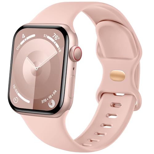 Lenrao Sport Band Compatible with Apple Watch Bands for Men 44mm 45mm 46mm 42mm 49mm,Silicone Adjustable Waterproof Strap Replacement for iWatch Bands/Series 11/10/9/8/7/6/5/4/3/2/1 SE 3 Ultra - image 1