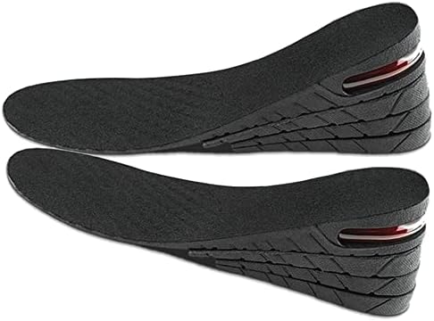New 2023 Height Increase Insoles Air Cushion Taller Shoes Lift Breathable 4-Layer Add Height 2.95 inch Feet Orthotic Heel Insert for Men Women