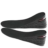 New 2023 Height Increase Insoles Air Cushion Taller Shoes Lift Breathable 4-Layer Add Height 2.95 in