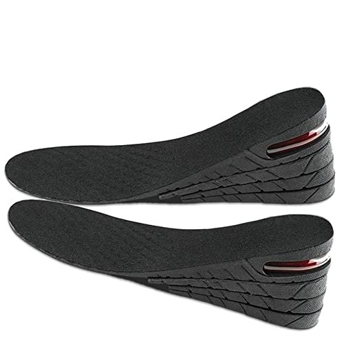New 2023 Height Increase Insoles Air Cushion Taller Shoes Lift Breathable 4-Layer Add Height 2.95 Inch Feet Orthotic Heel Insert For Men Women #TOP25