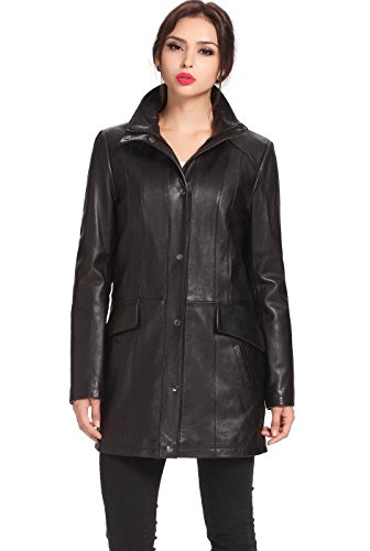 BGSD Women Rachel Lambskin Leather Coat (Also available in Plus Size & Petite)2