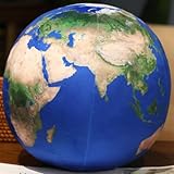 OUKEYI 10.6Inch Super Cute Sun Plush Soft Pillow, Soft and realistic Earth, Moon, Sun, stuffed plush toy for learning science, astronomy, space, blue planet, toy (earth)