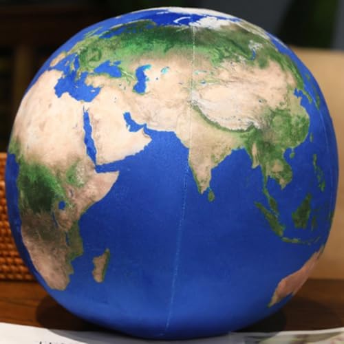 OUKEYI - OUKEYI 10.6Inch Super Cute Sun Plush Soft Pillow, Soft and realistic Earth, Moon, Sun, stuffed plush toy for learning science, astronomy, space, blue planet, toy (earth) - -6%