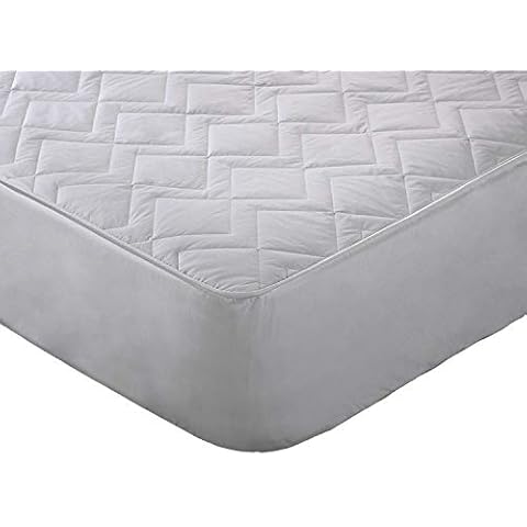 Original Sleep Company Keep Cool Summer Breathable Cotton Mattress Protector with Air Relax Technology & Deep Skirt 15" (38cm) - Double Cover