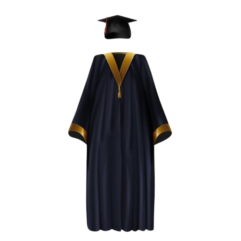 Raj Costume Convocation Dress Gradution GOWN and Cap for Kids Adult Men Women Girls College School Degree Gown Academic Gown-image-35