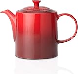 tetera le creuset opiniones Contenido: 1x Le Creuset Tetera clásica, Volumen: 1,3 l, Material: Cerámica de gres, Peso: 1,2 kg, Color: Cereza