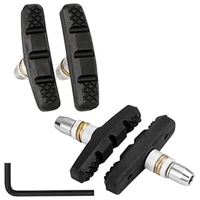 リムブレーキブレーキパッドまとめ売り ブレーキパッド ブレーキシュー 自転車 交換用部品 ディスク