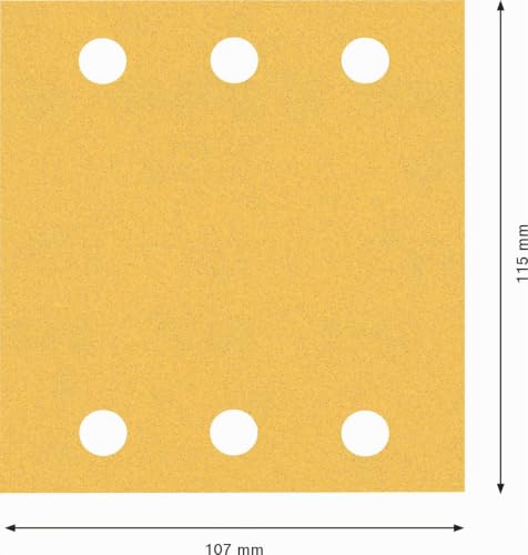 EXPERT C470 Sandpaper 115 x 107 mm, G 120, 50-pc – Ansicht 3