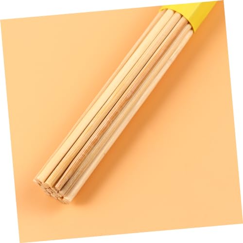YARNOW 1 Par Baquetas de Madera para Batería, Cepillos para Jazz y Música Folk, Empuñadura Cómoda, Superficie Lisa, Color Amarillo miniatura 5