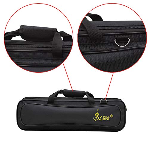 YueYueZou Flute Case Cover, Waterproof Flute bag 3 Color (Black) - Thumbnail 2